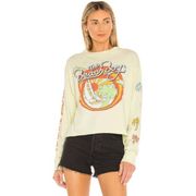 NWT Daydreamer The Beach Boys Sunshine Dream Long Sleeve Crop - S