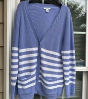 The Tog Shop Cardigan Sweater Buttons Pockets Size Large