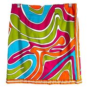 Gretchen Scott Medium Skirt Multi Color Groovy Print Hippie A Line Mini 651