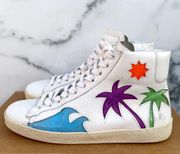 SL/06M Court Classic Palm print Sea Sex & Sun high-top sneakers 38