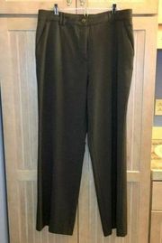 Laura Scott Brown Stretch Dress Pants Size 16