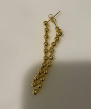 Gold Ball Dangle Earrings