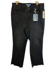 Democracy Jeans Women's Size 20W Absolution Skyrise Barely Boot Denim Black NEW