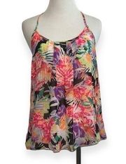 Arizona jean co small floral tank top‎