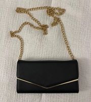 Black Gold Chain Crossbody 