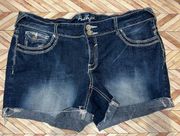 Amethyst Womens Jean Shorts Size 16