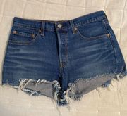 501 High Waisted Shorts