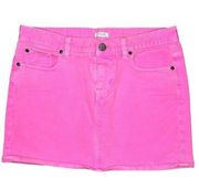 J. Crew Women’s Pink Jean Skirt Size 30