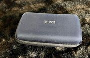 TUMI For Delta Small Navy Blue Hard Shell Accessory Case Toiletry Travel Bag