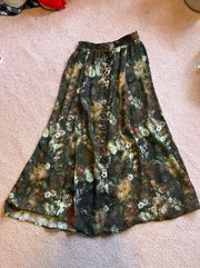 Floral Midi Skirt