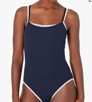 Nautica Ribbed Double Layer Classic One Piece