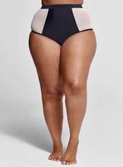 x Sara Rae Vargas Guapa High Waist Mesh Side Bikini Bottoms 4X NWT