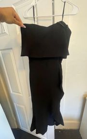 Black Ruffle Dress