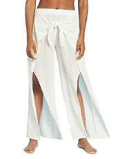 Kona Sol White Beach Cover Up Pants - Women’s S