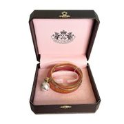 Juicy Couture "For Nice Girls Who Like Stuff" 3 Bangle Bracelet