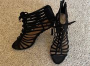 Strappy Black Heel