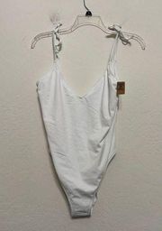 New Victoria’s Secret pink white spaghetti strap swimsuit XL