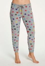NEW Chaser Rainbow Stars Cozy Knit‎ Pants Jogger Womens Size S