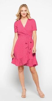 Amaranth Wrap Dress