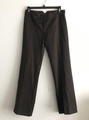3/$15 - Bcbgmaxazria Striped Dress Pants Straight Leg Brown Womens Size 2