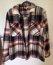 Oversized Flannel Jacket 