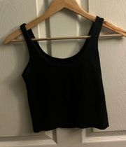 Black Cropped Tank