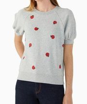 NWT Kate Spade Apple-embroidered Pullover size XS