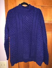 Lands'End  Navy Blue Sweater