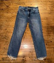 Kut from the Kloth Reese FAB AB ankle straight leg 4 jeans