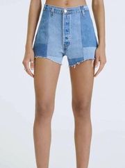 RE/DONE x Levi’s 70s Patched Denim Shorts Size 26