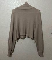 Hollister cropped turtleneck