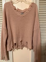 Pink Ripper Sweater