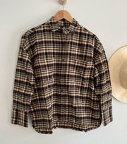 Everlane | The Boxy Flannel Flannel Shirt | Beech | Sz XS