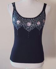 Everyday clothing co. black sequin tank size small