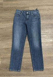 Chico’s Size 0.5 (US 6) Blue Denim So Slimming Girlfriend Slim Leg Ankle Jean