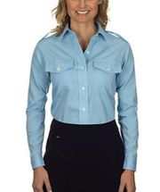 The Aviator By Van Heusen Light Blue Long Sleeve Dress Shirt NWT