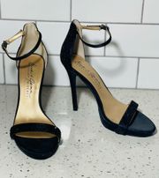 Mark & James Black Jeweled Heels Size 7M