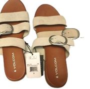 Volcom Buckle Up Buttercup‎ Sandals New Size 5