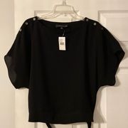 Adelyn Rae Blouse size L brand new long 20” bust 38”