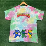 Dancing Bears Tie Dye Rock Band Tee M/L