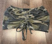 Camo Cropped Top