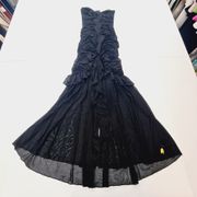 MAJORELLE Giules Gown in Black