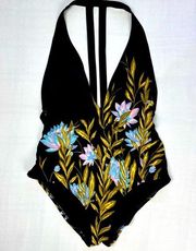 Urban Outfitters Out from Under  one piece floral swimsuit. Size Women’s large.