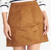 NWT Old Navy Faux Suede Midi Skirt