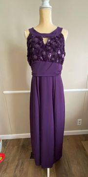 purple prom dress