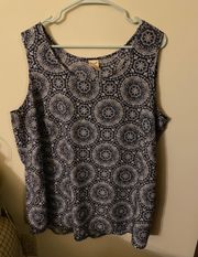 Patterned Tank Top