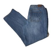 Maurice's  16 Short Jeans Blue Flat Waist 17” Inseam 29”