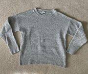 Topshop Sweater Pullover Knit Marled Grey Women’s Medium