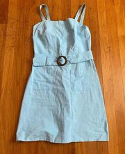 SHEIN Light Blue Mini Dress