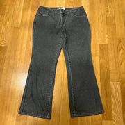 Coldwater Creek women’s natural fit gray jeans size 12 petite.